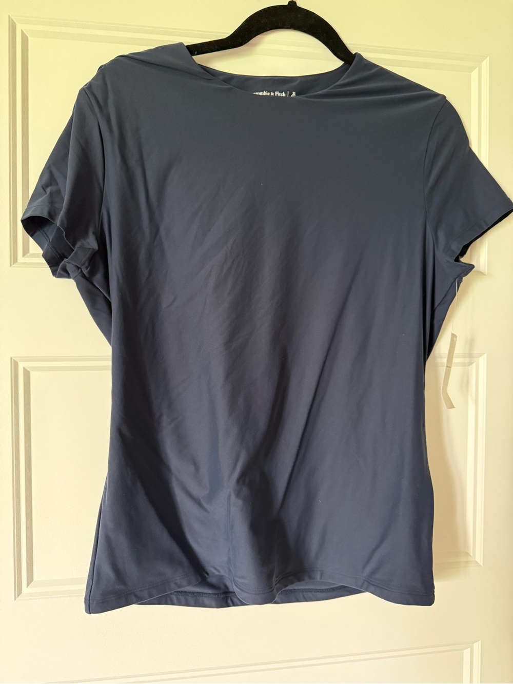 Abercrombie & Fitch Short Sleeve Tee in Navy Blue